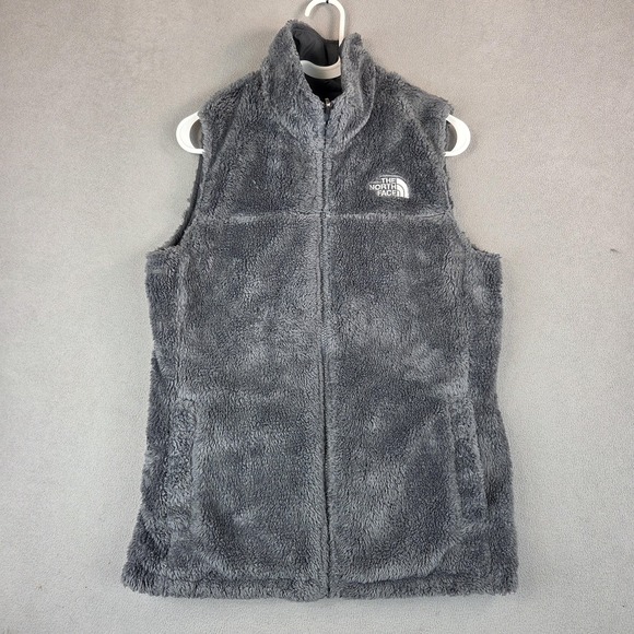 The North Face Vest Womens S Mossbud Reversible Insulated Fleece Puffer NF0A4R3G - Picture 2 of 9